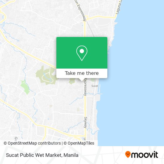 Sucat Public Wet Market map