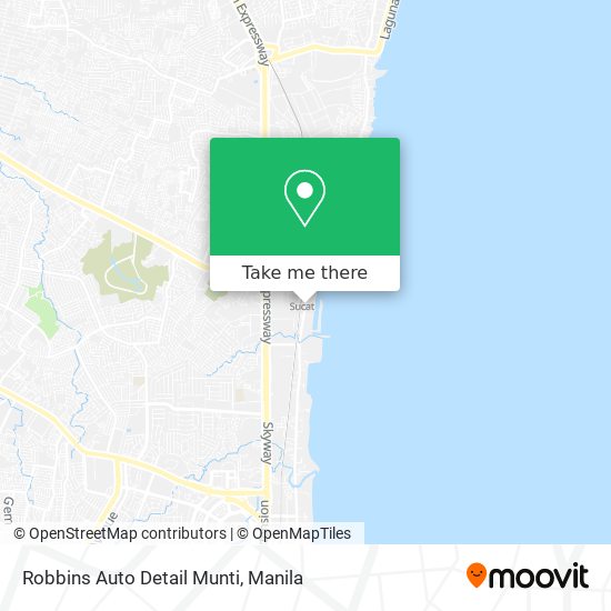 Robbins Auto Detail Munti map