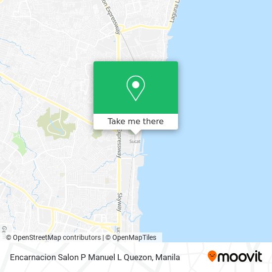 Encarnacion Salon P Manuel L Quezon map