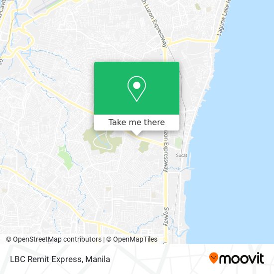 LBC Remit Express map