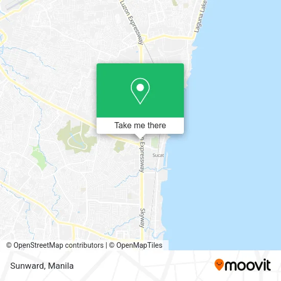 Sunward map