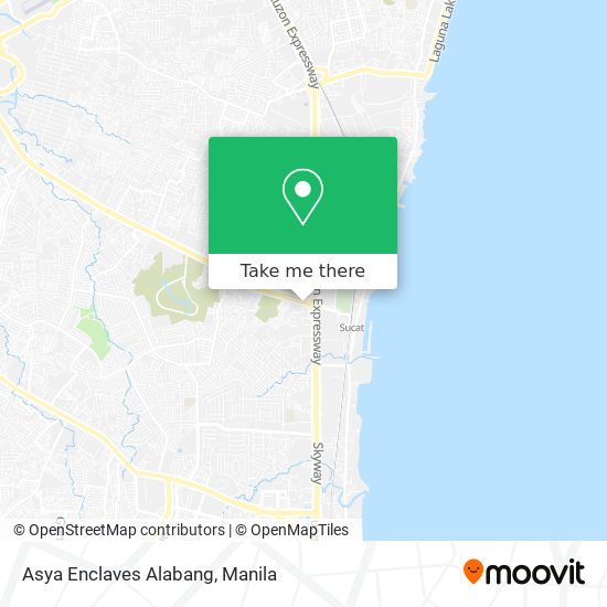 Asya Enclaves Alabang map