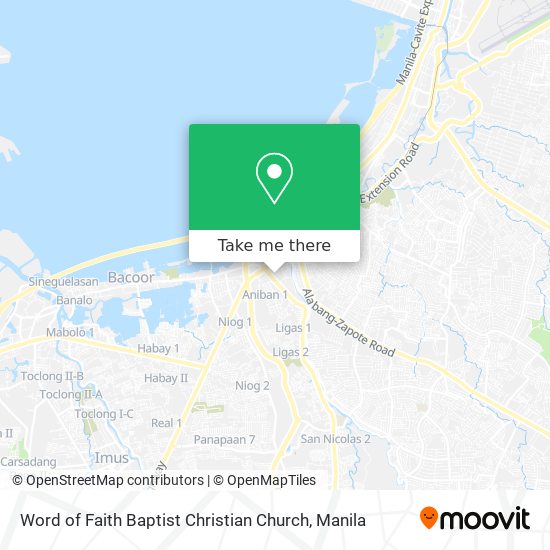 Word of Faith Baptist Christian Church map