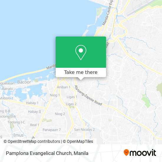 Pamplona Evangelical Church map