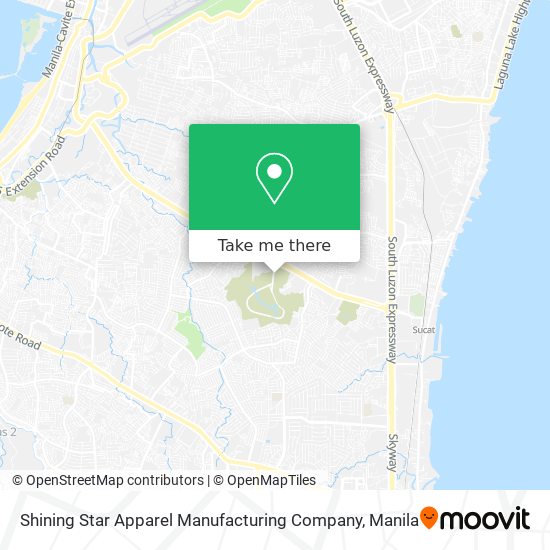 Shining Star Apparel Manufacturing Company map