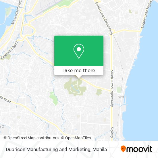 Dubricon Manufacturing and Marketing map