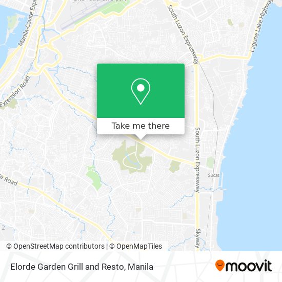 Elorde Garden Grill and Resto map