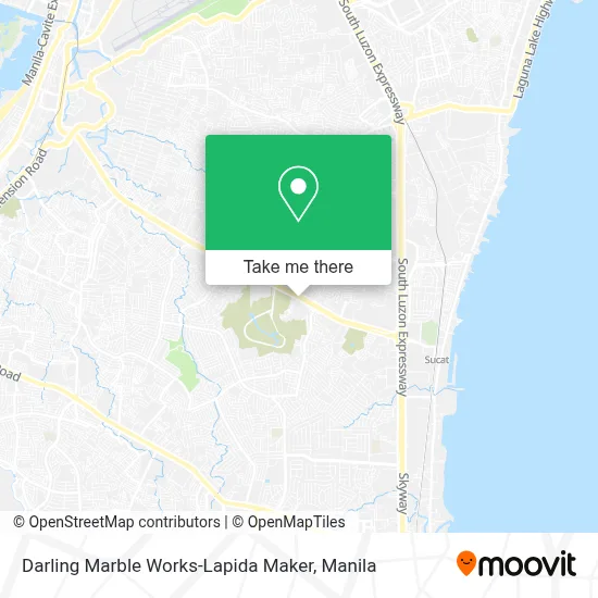 Darling Marble Works-Lapida Maker map