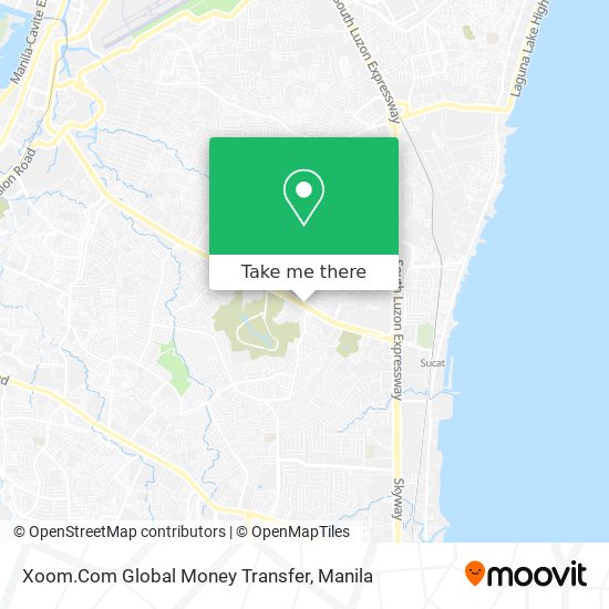 Xoom.Com Global Money Transfer map