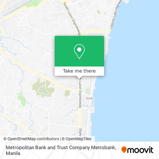 Metropolitan Bank and Trust Company Metrobank map