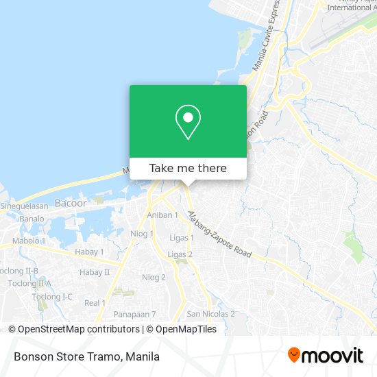 Bonson Store Tramo map