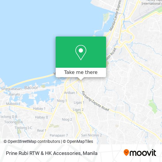 Prine Rubi RTW & HK Accessories map
