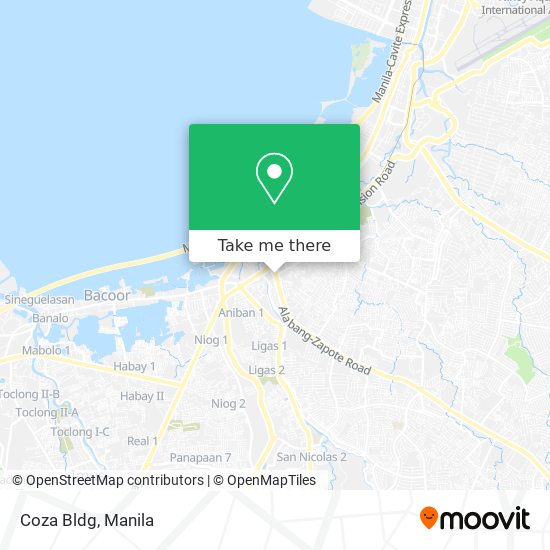 Coza Bldg map