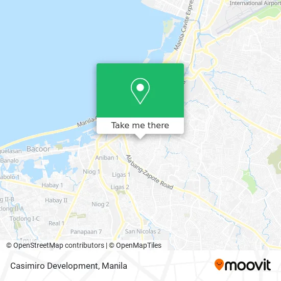Casimiro Development map