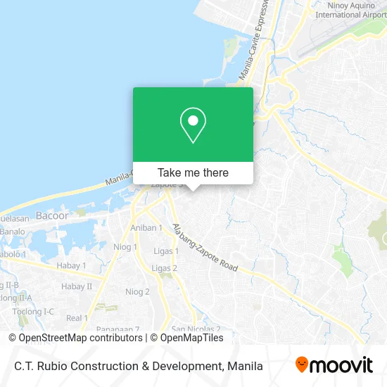 C.T. Rubio Construction & Development map