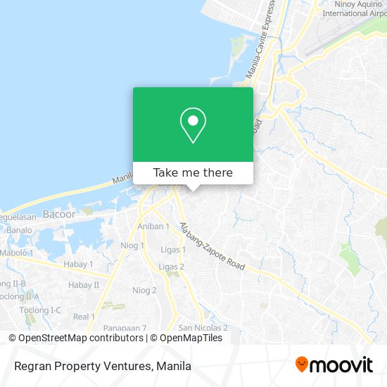 Regran Property Ventures map