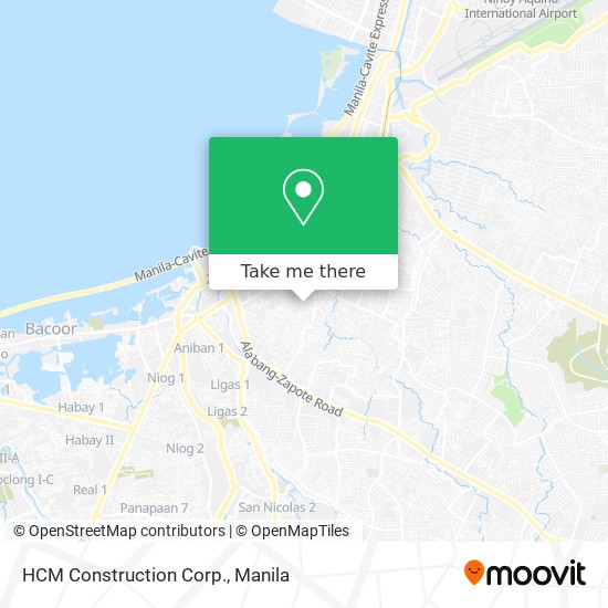 HCM Construction Corp. map