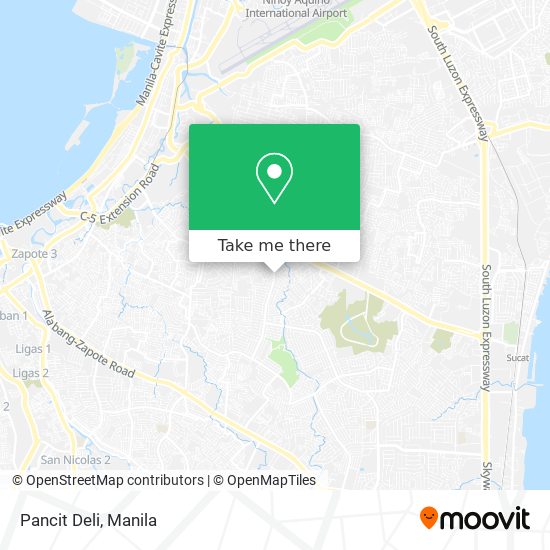 Pancit Deli map