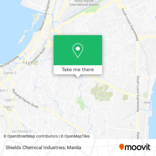 Shields Chemical Industries map