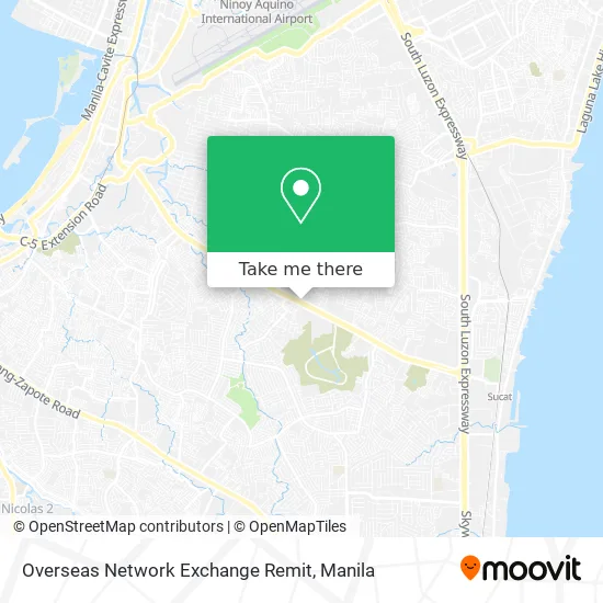 Overseas Network Exchange Remit map
