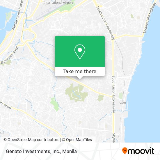 Genato Investments, Inc. map