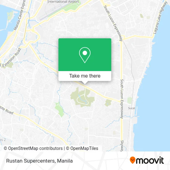 Rustan Supercenters map