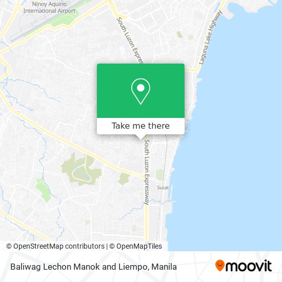 Baliwag Lechon Manok and Liempo map