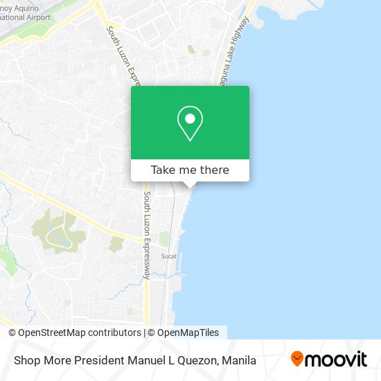 Shop More President Manuel L Quezon map