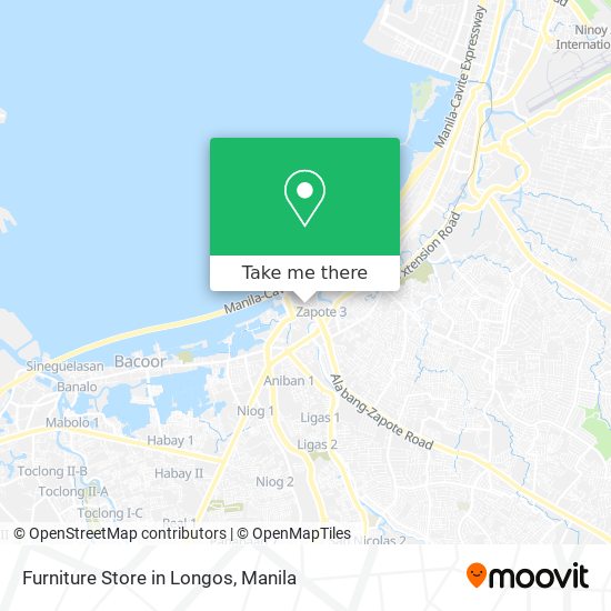 Furniture Store in Longos map