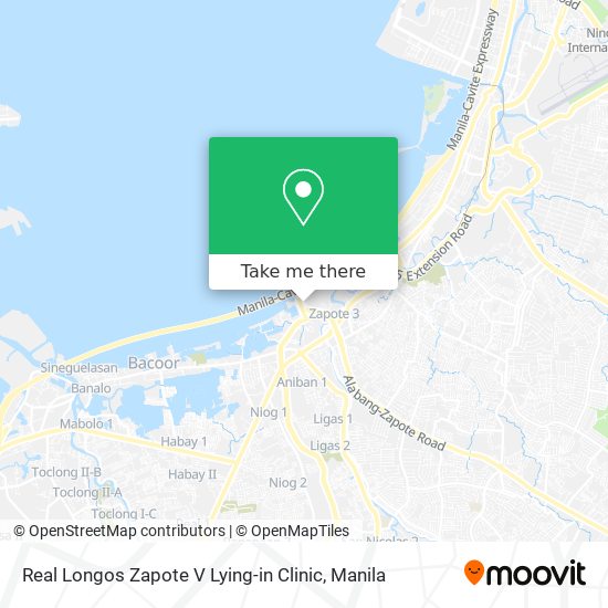 Real Longos Zapote V Lying-in Clinic map