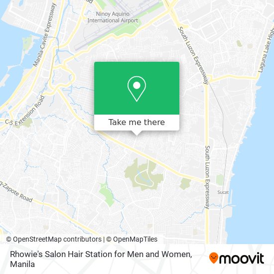 Rhowie's Salon Hair Station for Men and Women map