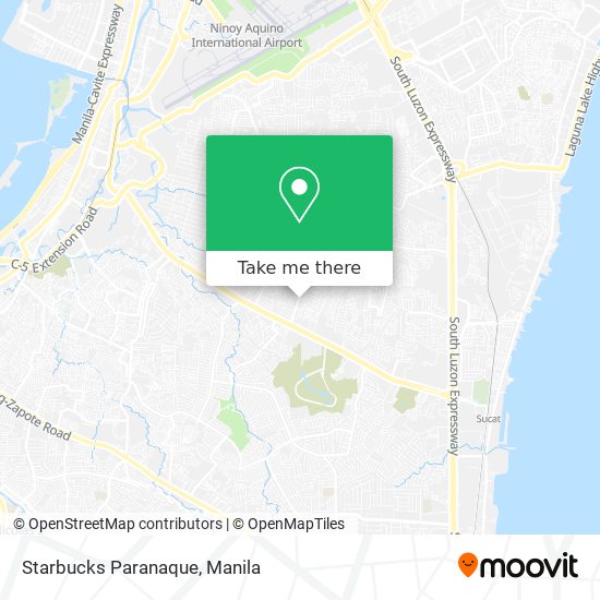 Starbucks Paranaque map