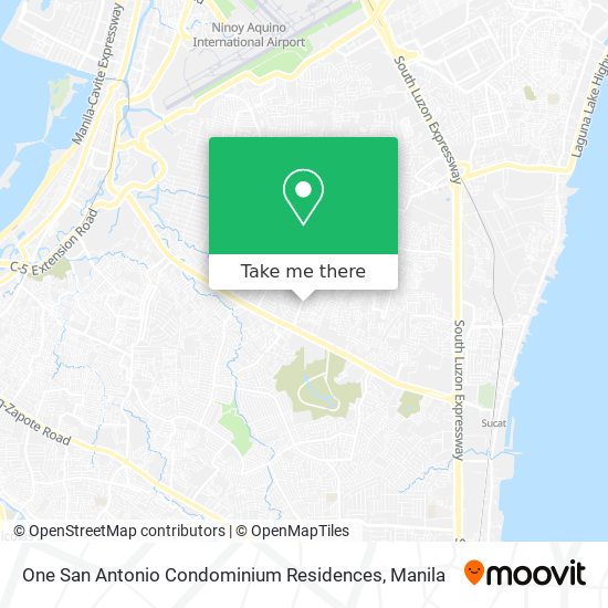 One San Antonio Condominium Residences map