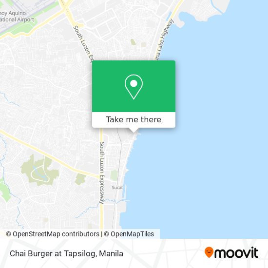 Chai Burger at Tapsilog map