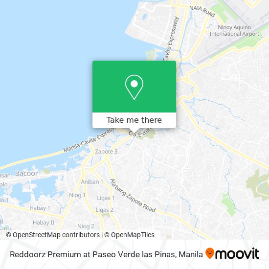Reddoorz Premium at Paseo Verde las Pinas map