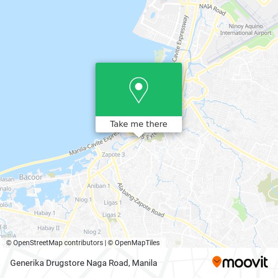 Generika Drugstore Naga Road map