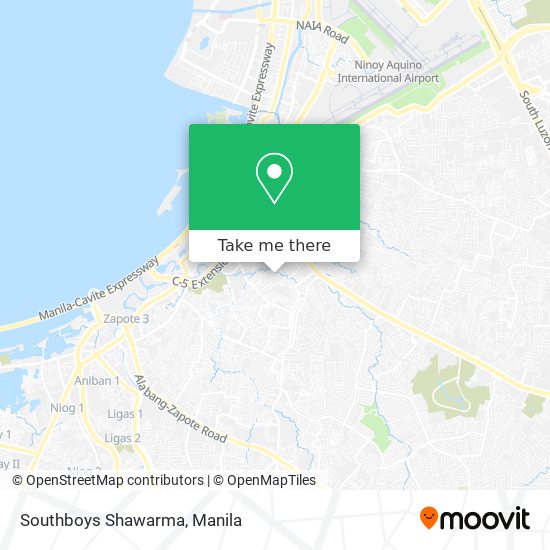 Southboys Shawarma map