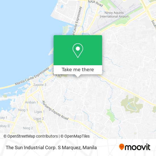 The Sun Industrial Corp. S Marquez map