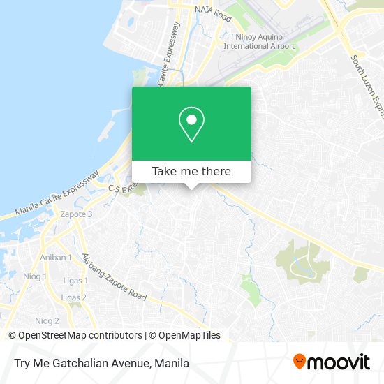 Try Me Gatchalian Avenue map