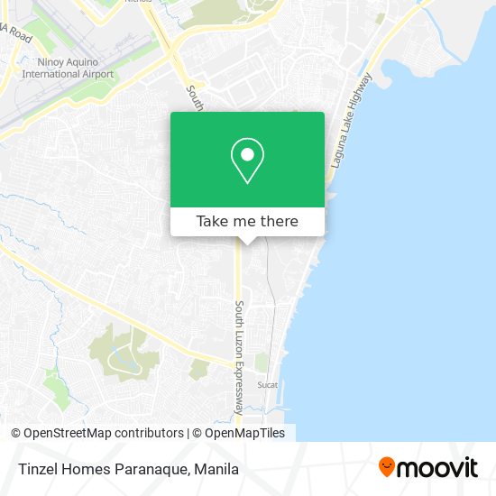 Tinzel Homes Paranaque map