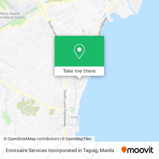 Enviroaire Services Incorporated in Taguig map