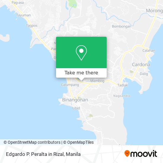 Edgardo P. Peralta in Rizal map