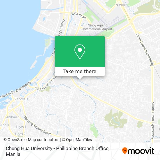 Chung Hua University - Philippine Branch Office map