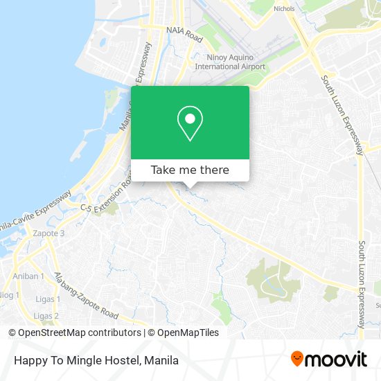 Happy To Mingle Hostel map