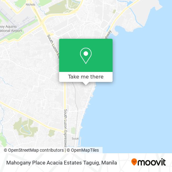 Mahogany Place Acacia Estates Taguig map