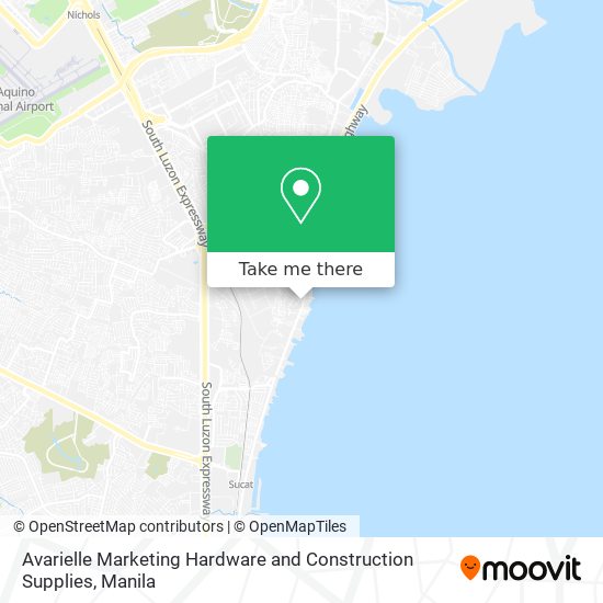 Avarielle Marketing Hardware and Construction Supplies map