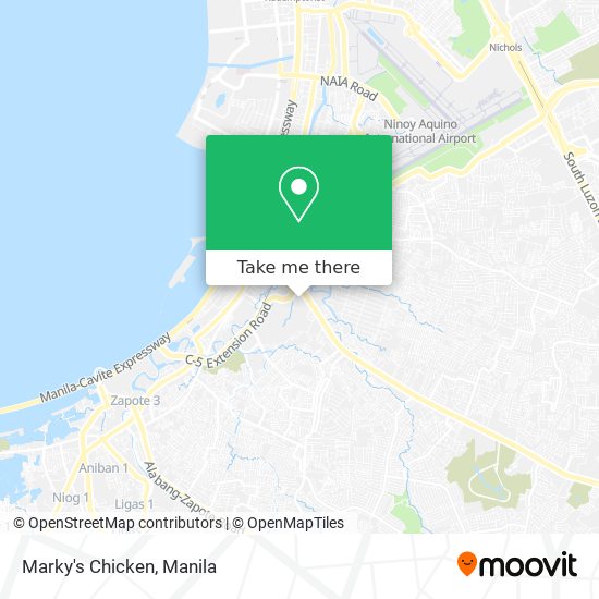 Marky's Chicken map