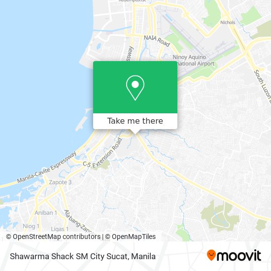 Shawarma Shack SM City Sucat map