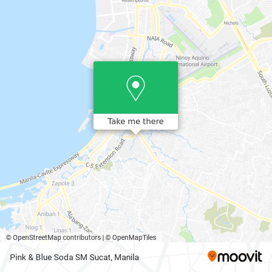 Pink & Blue Soda SM Sucat map