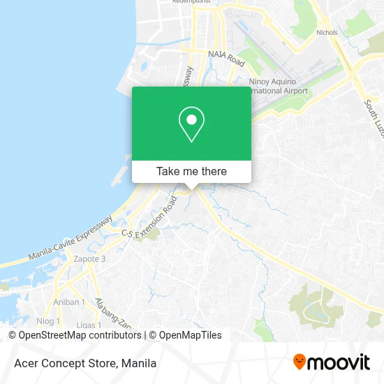 Acer Concept Store map